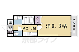 ボナレテラ吉文字 1Kの間取図画像