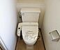 トイレ：ウォシュレット付きのトイレです