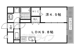 アンプルールフェール樹 1LDKの間取図画像
