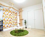 猫ちゃんが喜ぶお部屋となっております。