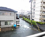 バルコニーからの室外風景。