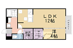 エクセルシオーネ 1SLDKの間取図画像