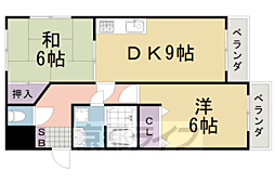 メルベーユ桂 1階