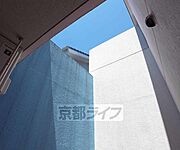 空を見上げる。テラスセットを置きたくなる。