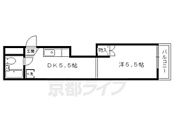 京福電気鉄道北野線 北野白梅町駅 徒歩14分 3階/-