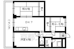 ハイツ長岡京 1階