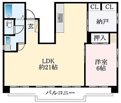 大阪府羽曳野市恵我之荘2丁目（賃貸マンション1SLDK・2階・82.00㎡） その2