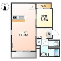 大阪府松原市高見の里3丁目（賃貸マンション1LDK・2階・35.67㎡） その2