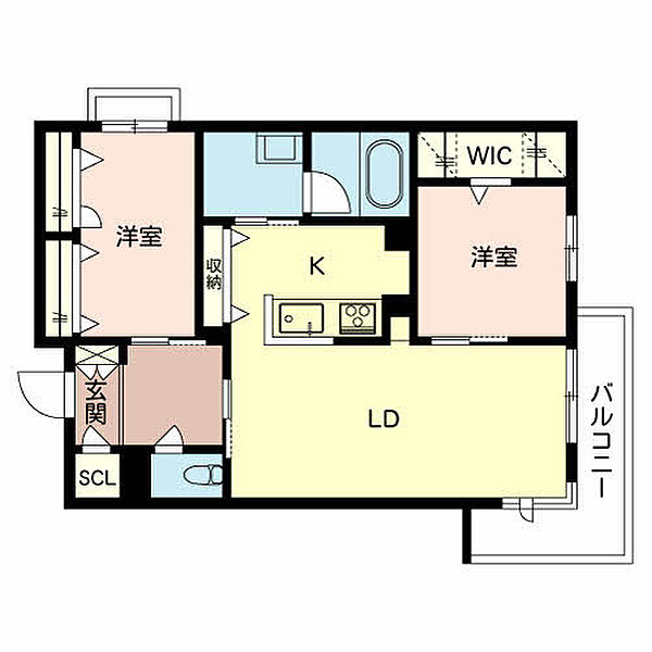 GrandPieceLR ｜大阪府堺市北区金岡町(賃貸マンション2LDK・2階・69.55㎡)の写真 その2