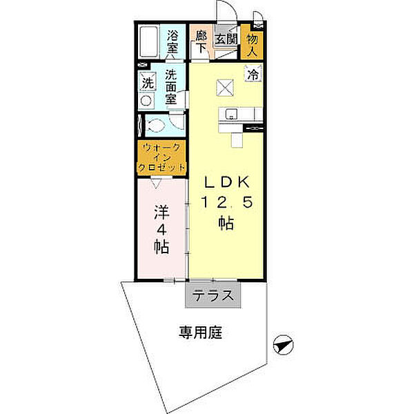 大阪府松原市天美我堂5丁目(賃貸アパート1LDK・1階・41.95㎡)の写真 その2