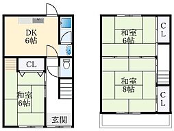 北野田駅 6.0万円