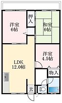 セシル古市  ｜ 大阪府羽曳野市白鳥3丁目（賃貸マンション3LDK・3階・56.70㎡） その2