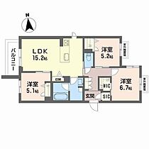 大阪府堺市北区北花田町3丁（賃貸マンション3LDK・3階・75.28㎡） その1