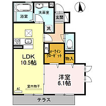 大阪府羽曳野市向野1丁目（賃貸アパート1LDK・1階・45.00㎡） その2