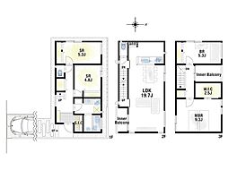 the CASA 茨木市南安威2丁目 3号地