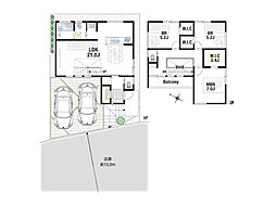 the CASA 箕面市粟生間谷西2丁目 1号地