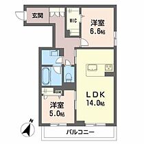 ル・リアンTKS 301 ｜ 広島県広島市安佐南区川内1丁目（賃貸マンション2LDK・3階・65.58㎡） その2