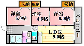 ルービンスくるめ木  ｜ 広島県広島市東区戸坂くるめ木1丁目（賃貸マンション3LDK・3階・68.00㎡） その2