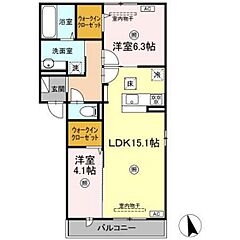 物件の間取り