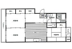 第三金堂ビル 3DKの間取図画像
