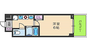 大阪府大阪市北区同心1丁目（賃貸マンション1K・6階・21.34㎡） その2