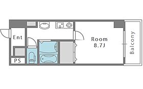 シティヒルズブライト  ｜ 大阪府大阪市北区紅梅町6-16（賃貸マンション1K・4階・25.80㎡） その2