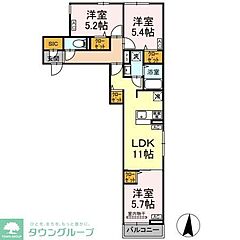 物件の間取り