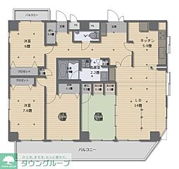 ソレイユ成増 4LDKの間取図画像