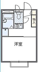 西武池袋線 練馬高野台駅 徒歩6分の賃貸アパート 1階1Kの間取り
