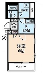 東京メトロ有楽町線 小竹向原駅 徒歩4分の賃貸マンション 4階1Kの間取り