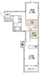 L's Plus 豊玉中 1LDKの間取図画像