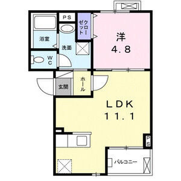 歩 ｜大阪府茨木市大住町(賃貸アパート1LDK・2階・37.51㎡)の写真 その2