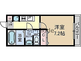 エスポアールA棟  ｜ 大阪府茨木市安威2丁目（賃貸アパート1K・2階・24.63㎡） その2