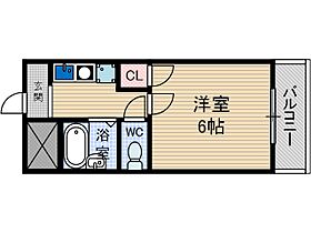 ロイヤルミサワ  ｜ 大阪府茨木市沢良宜西1丁目（賃貸マンション1K・4階・19.14㎡） その2