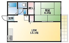 翠ハイツA  ｜ 大阪府高槻市緑が丘3丁目（賃貸アパート1LDK・2階・38.00㎡） その2