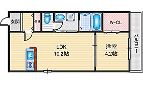 アルシエラ  ｜ 大阪府茨木市西河原2丁目（賃貸マンション1LDK・2階・36.49㎡） その2