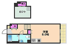 アビタ細川高槻  ｜ 大阪府高槻市城北町1丁目（賃貸マンション1K・5階・24.90㎡） その2