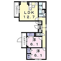 カルムKK  ｜ 大阪府茨木市戸伏町（賃貸アパート2LDK・3階・62.10㎡） その2