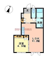 カーザ プレスト 1階/-