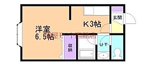 アカデミー36 103 ｜ 北海道函館市本通1丁目32-19（賃貸アパート1K・1階・22.27㎡） その2