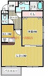 間取図画像 1LDK
