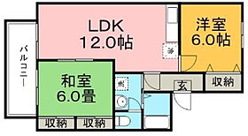 福岡県久留米市梅満町1572-1（賃貸アパート2LDK・2階・53.73㎡） その2