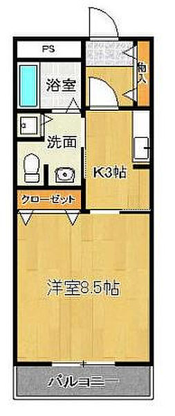 パサージュ上峰 206号｜佐賀県三養基郡上峰町大字堤(賃貸マンション1K・2階・30.10㎡)の写真 その2