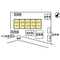 エクセル東合川 105 ｜ 福岡県久留米市東合川2丁目（賃貸アパート1R・1階・29.70㎡） その3