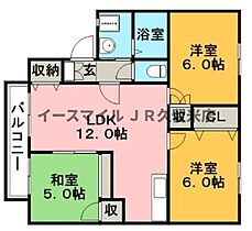 福岡県久留米市津福本町1779-74（賃貸アパート3LDK・1階・65.00㎡） その2