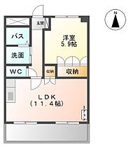 福岡県久留米市三潴町西牟田1249（賃貸アパート1LDK・2階・41.04㎡） その2