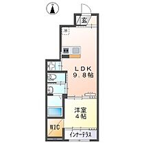 センターフィールド 101 ｜ 福岡県久留米市宮ノ陣6丁目316-6（賃貸アパート1LDK・1階・36.48㎡） その2