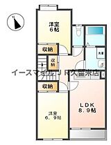 メゾンルミエールＫ＆ｋ 207 ｜ 福岡県うきは市吉井町清瀬560-2（賃貸アパート2LDK・2階・56.20㎡） その2