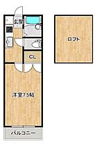 福岡県うきは市吉井町福益801-2（賃貸アパート1K・1階・22.87㎡） その2