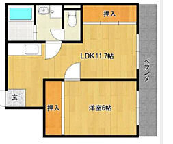 福岡県八女郡広川町大字新代962-2（賃貸マンション2LDK・2階・51.20㎡） その2